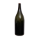 Large bottle vase - dark smoked glass