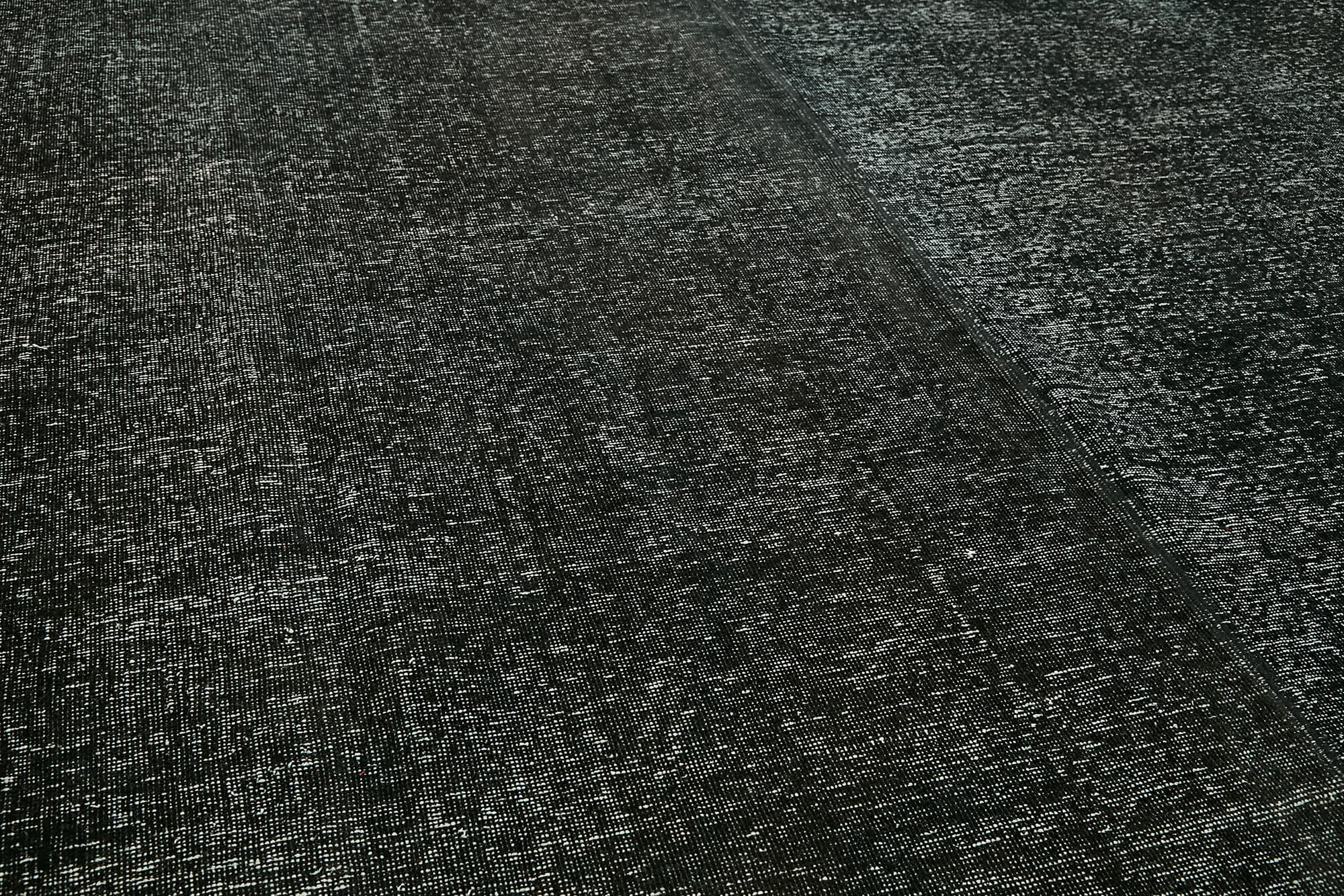 Handmade oriental contemporary 1980s 285 cm x 380 cm black wool carpet