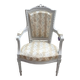 Napoleon III Victorian Armchair Velvet Fabric 19th Century