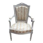 Napoleon III Victorian Armchair Velvet Fabric 19th Century