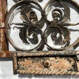 17th century wrought iron railing, balcony barrier railing