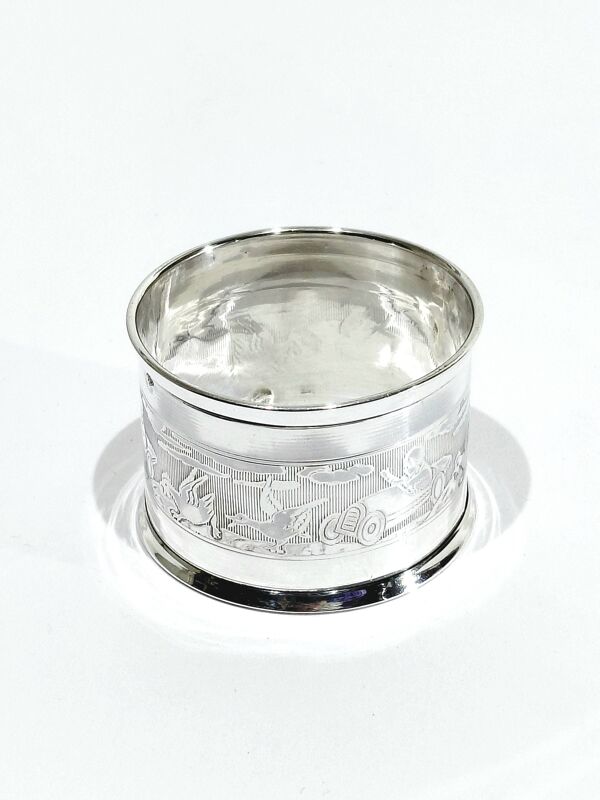 Rond de serviette en argent