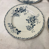 Set of 4 old iron earth plates