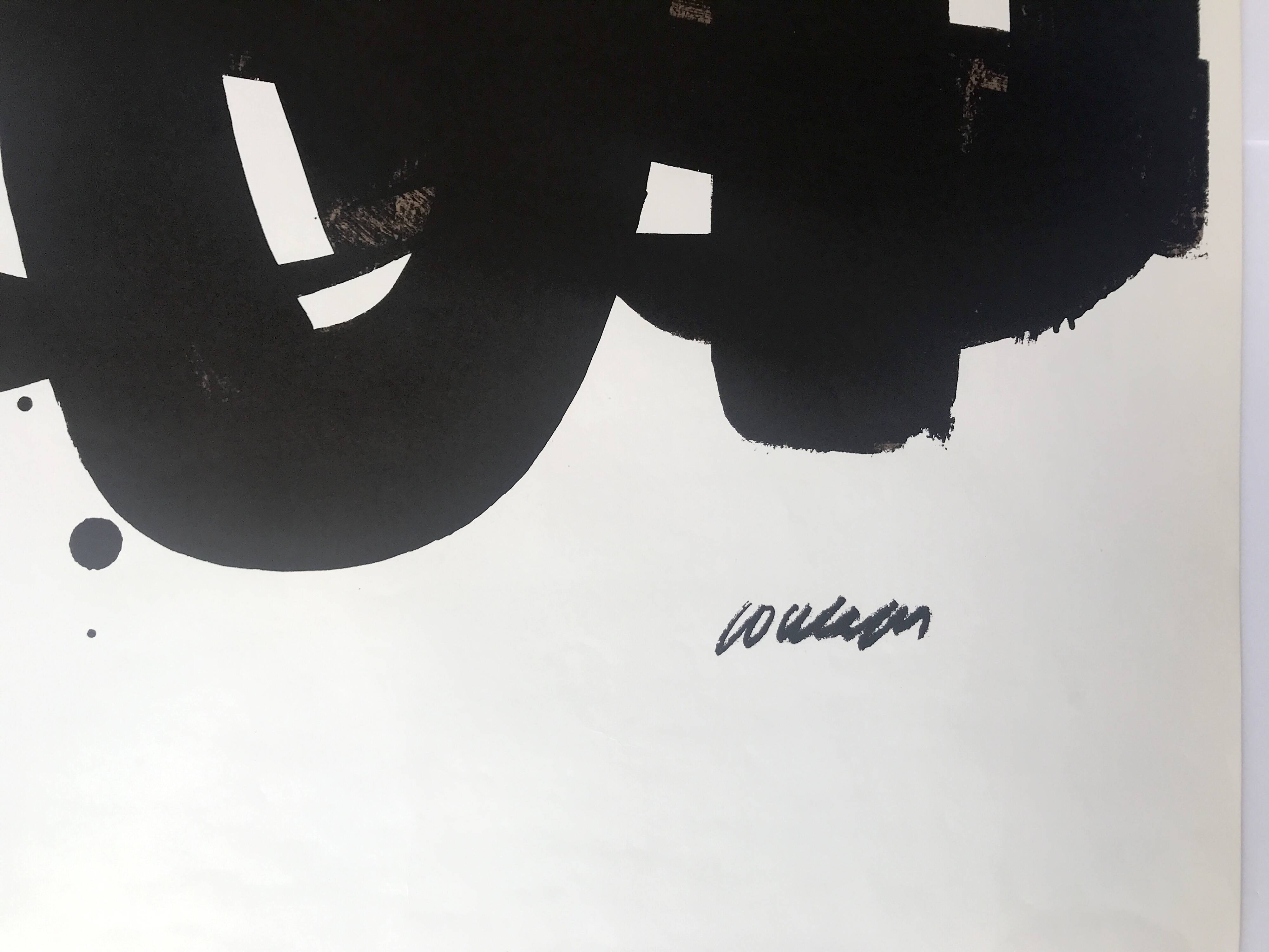 Pierre SOULAGES, Olympische Spiele München, 1972. Original lithograph poster