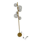Lampadaire à boules doré neuf