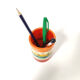 Perpetual pencil pot calendar 70s