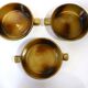 Vintage service plates and serving trays, 39 pieces, silk-screened.