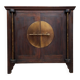 Buffet / antique Chinese wooden cabinet with brass fittings.