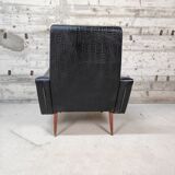 Vintage skai armchair