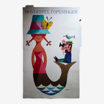 Affiche Wonderful Copenhague 1962 Ib Antoni