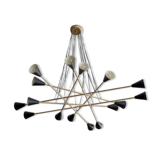 Chandelier intrigo sputnik black