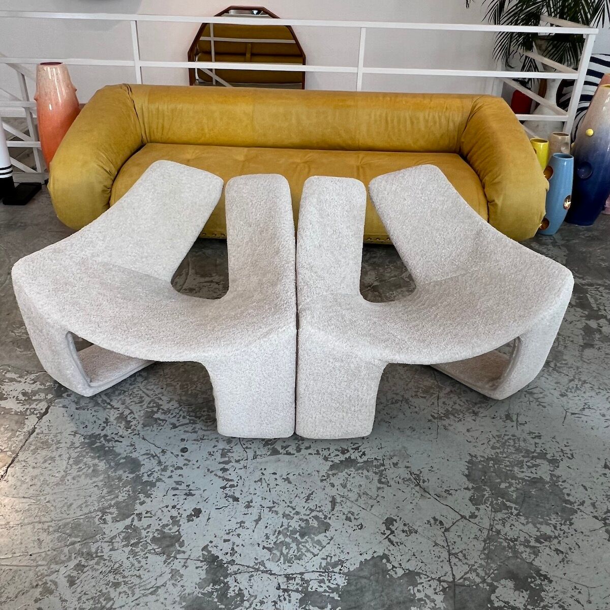 Pair of Zen armchairs by Kwok Hoi Chan for Maison Steiner, 2003 edition.