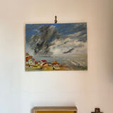 Seaside Hamlet Painting