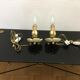Paire de lampes de chevet 1950