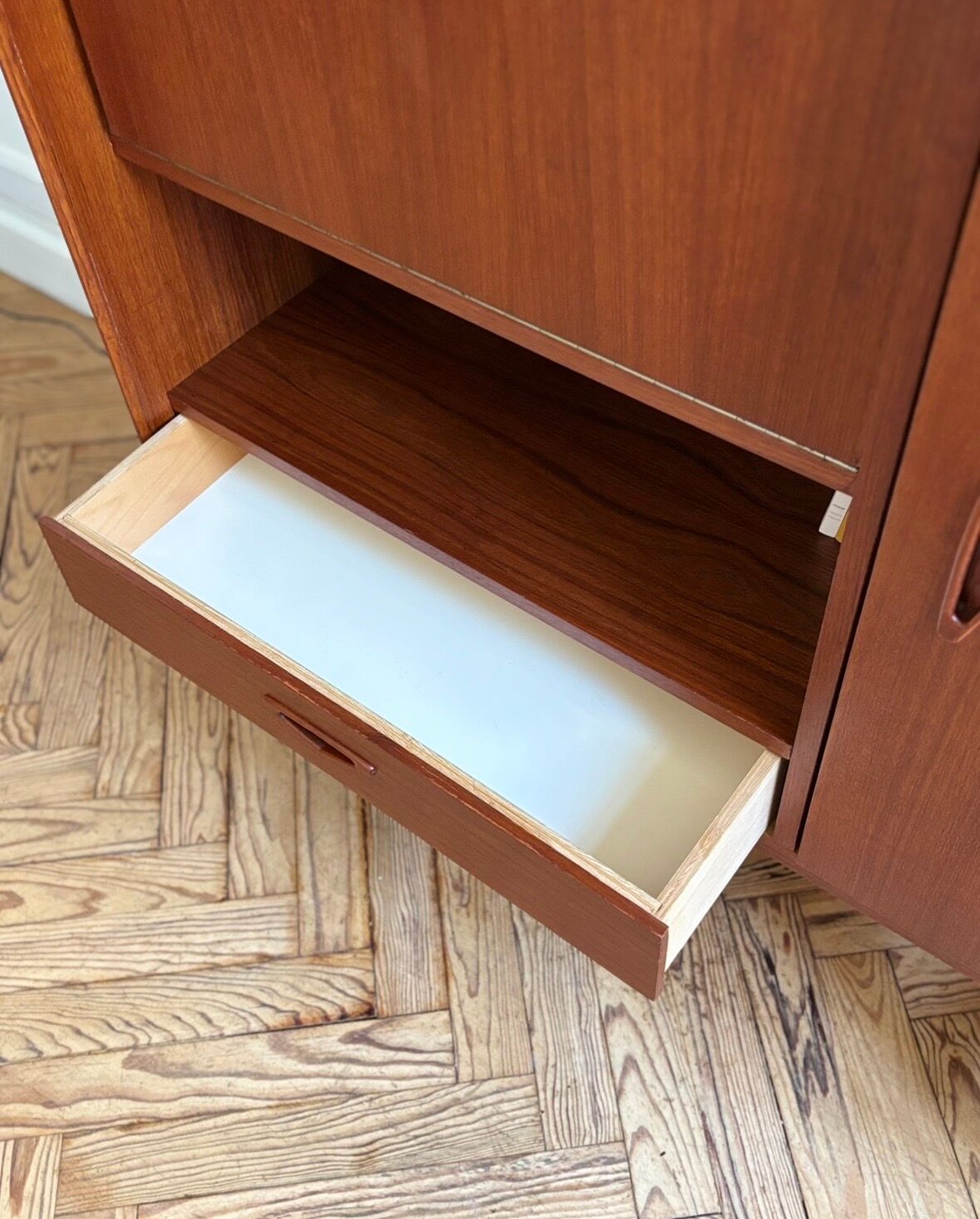 Scandinavian high sideboard from the 1960s