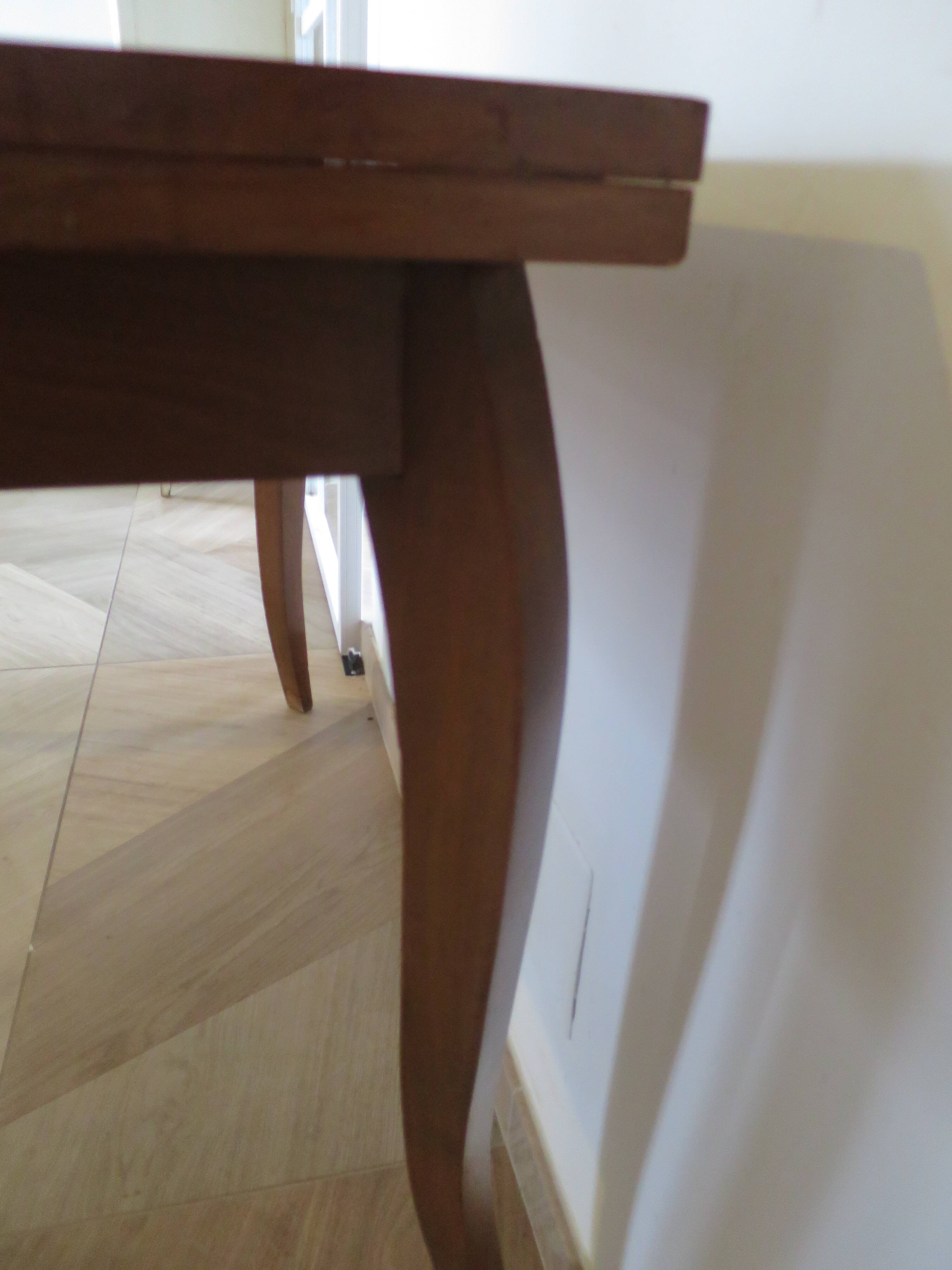 Table de salle à manger extensible, années 50-60