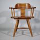Fauteuils design scandinave en pin par Asko années 1970