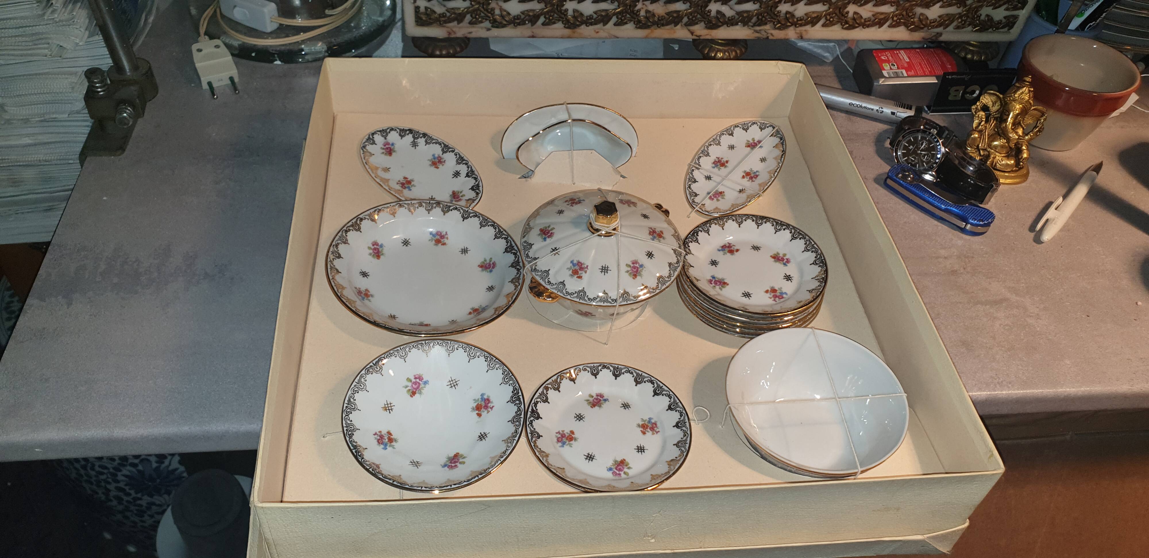 Dinette in paris porcelain half of the 19th century