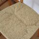Pair of Scandinavian straw chairs