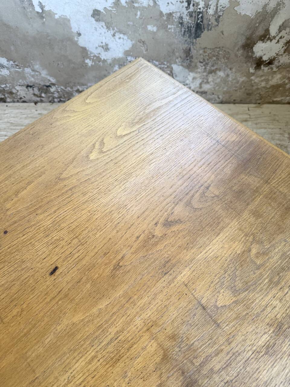 1950s oak office counter