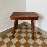 60s Brutalist Style Stool