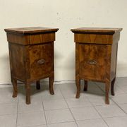 Large Art Deco bedside tables, Italy, 1930s, set of 2