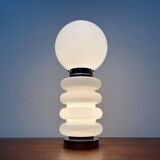 Space age glass table lamp from the mid-century by Carlo Nason for JBS, 1960s.