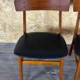 2x 60s 70s teak dining chair by Farstrup Møbler Made in Denmark
