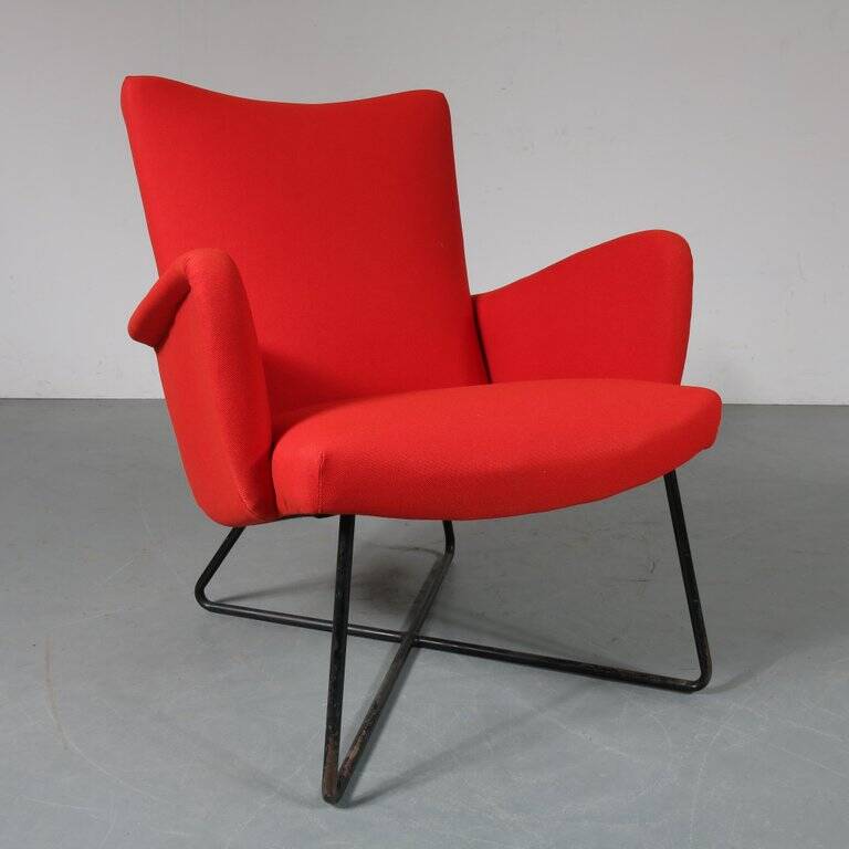1950s Unique lounge chair in the style of Grete Jalk, Denmark