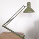 Lampe articulée Ledu type 2312 atelier architecte métal laqué vert -1970