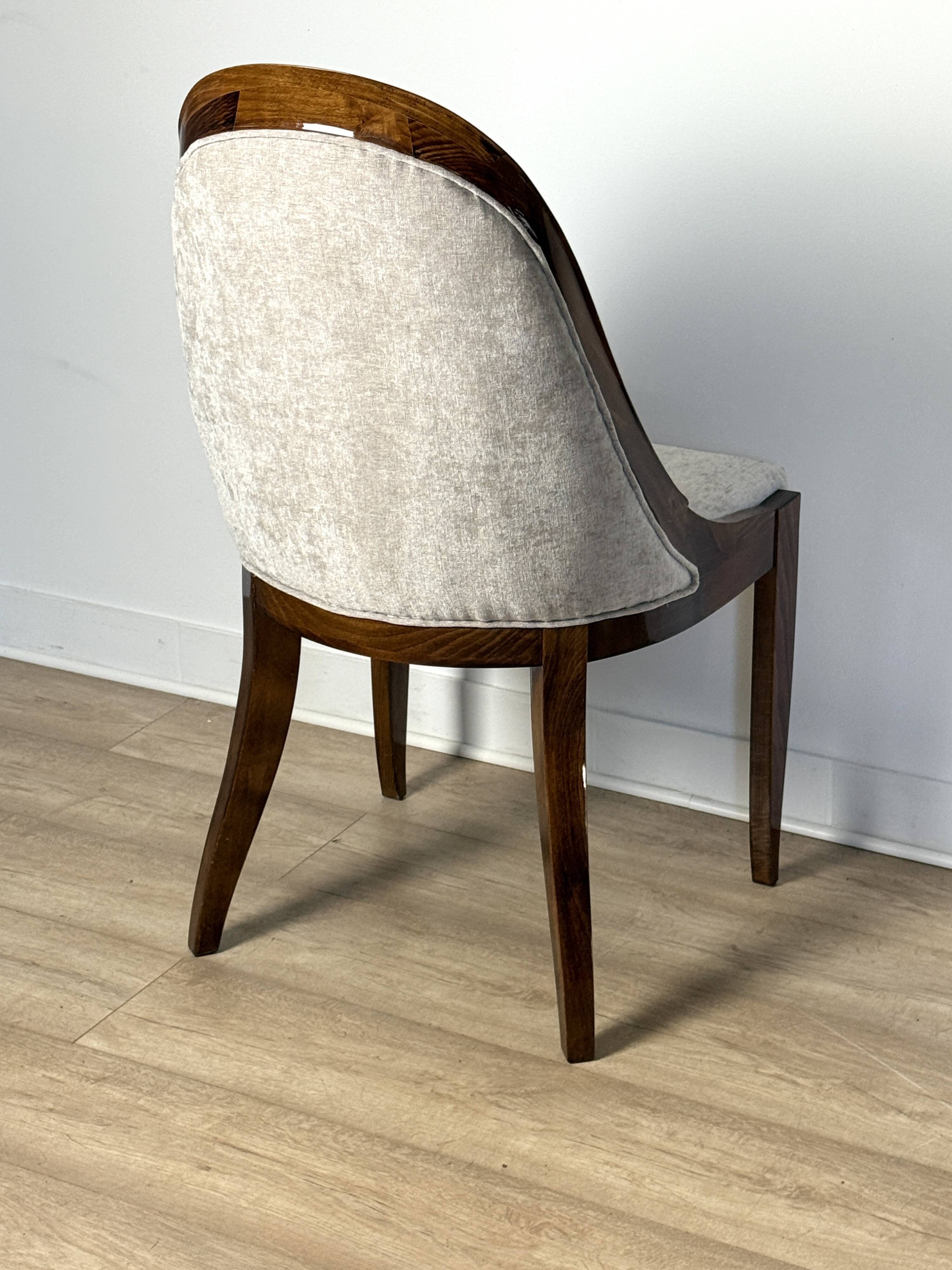 Art Deco chairs - model: Cuillernic – Émile-Jacques Ruhlmann