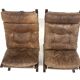 Set of 2 Siesta leather armchairs, Ingmar Relling, Norway, 1960