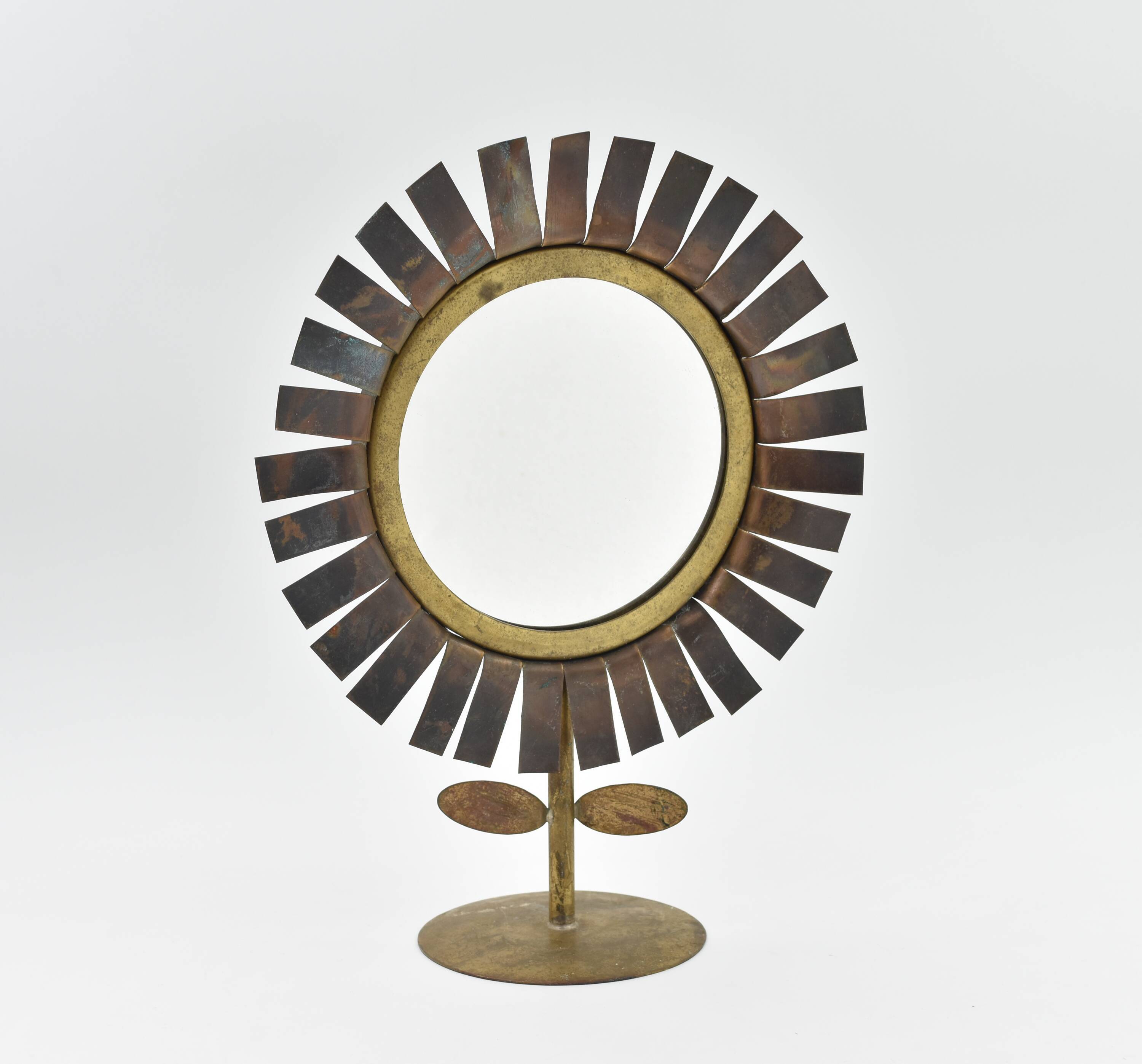 Marguerite Chaty Vallauris standing mirror 30x22cm