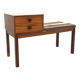 Banc-téléphone scandinave en palissandre, Suède, 1960