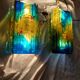 Pair of raak glass appliques, Willem Van Oyen, Chartres model