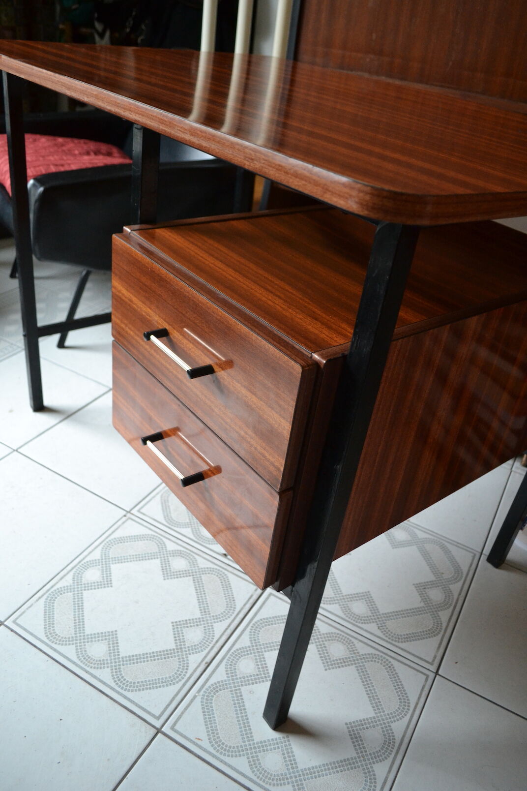 Modernist desk formica 50s