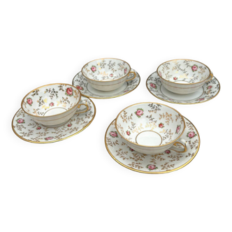 4 Limoges tea cups