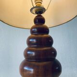 Lampe organique en palissandre