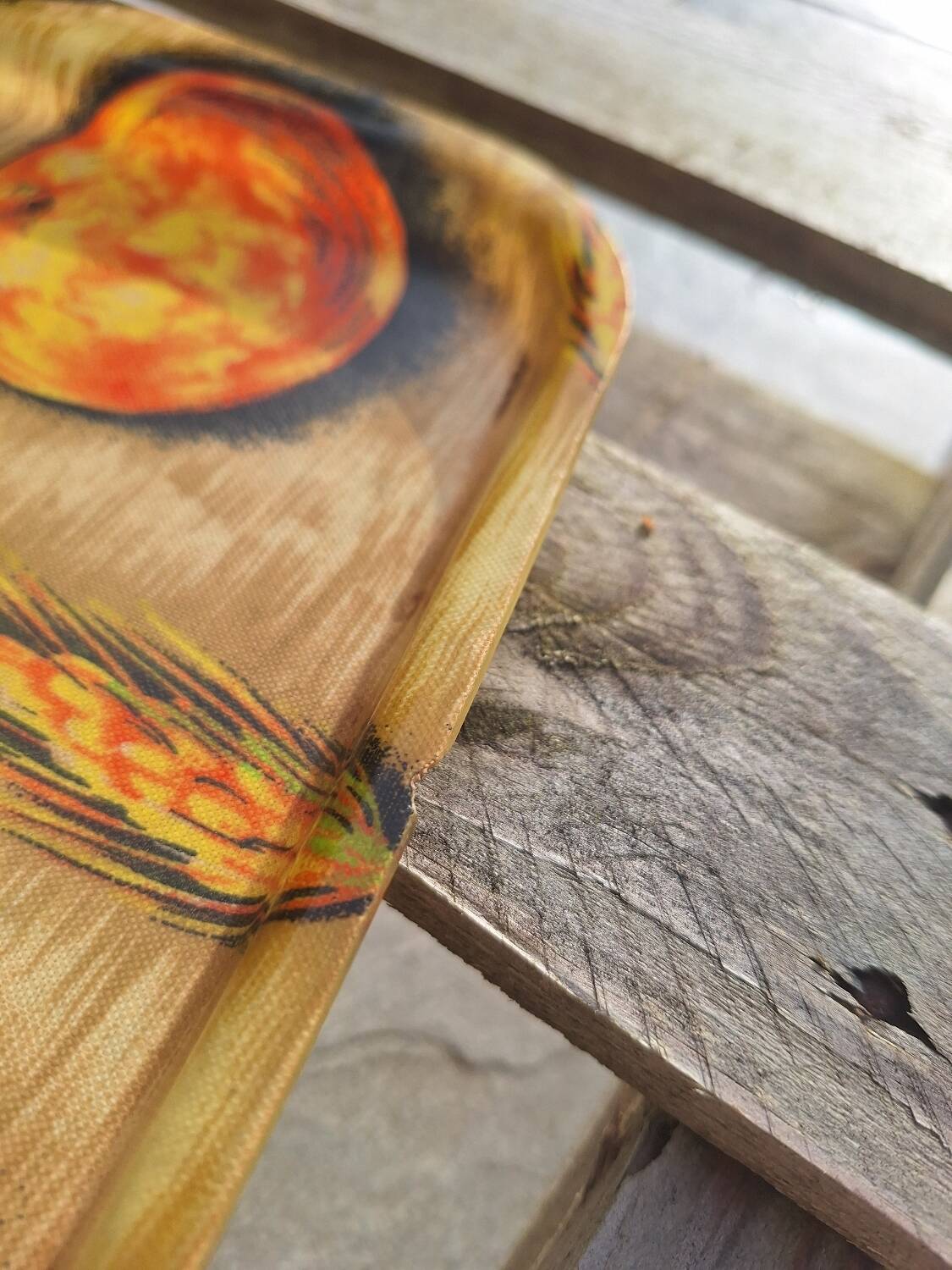Fiberglass tray 1970