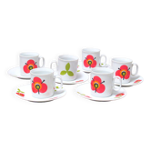 Service de tasses à café Tuscia Années 70