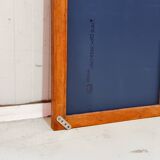 Rectangular wooden mirror 45x120cm