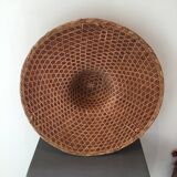 Chapeau asiatique rotin