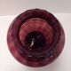 Beautiful Doyen Art Deco vase in burgundy glass.