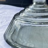 Carafe art deco blue green 1930