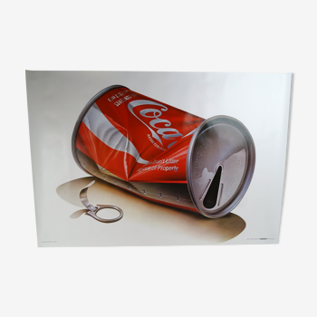 Coca-Cola poster Tom Lidell 1981