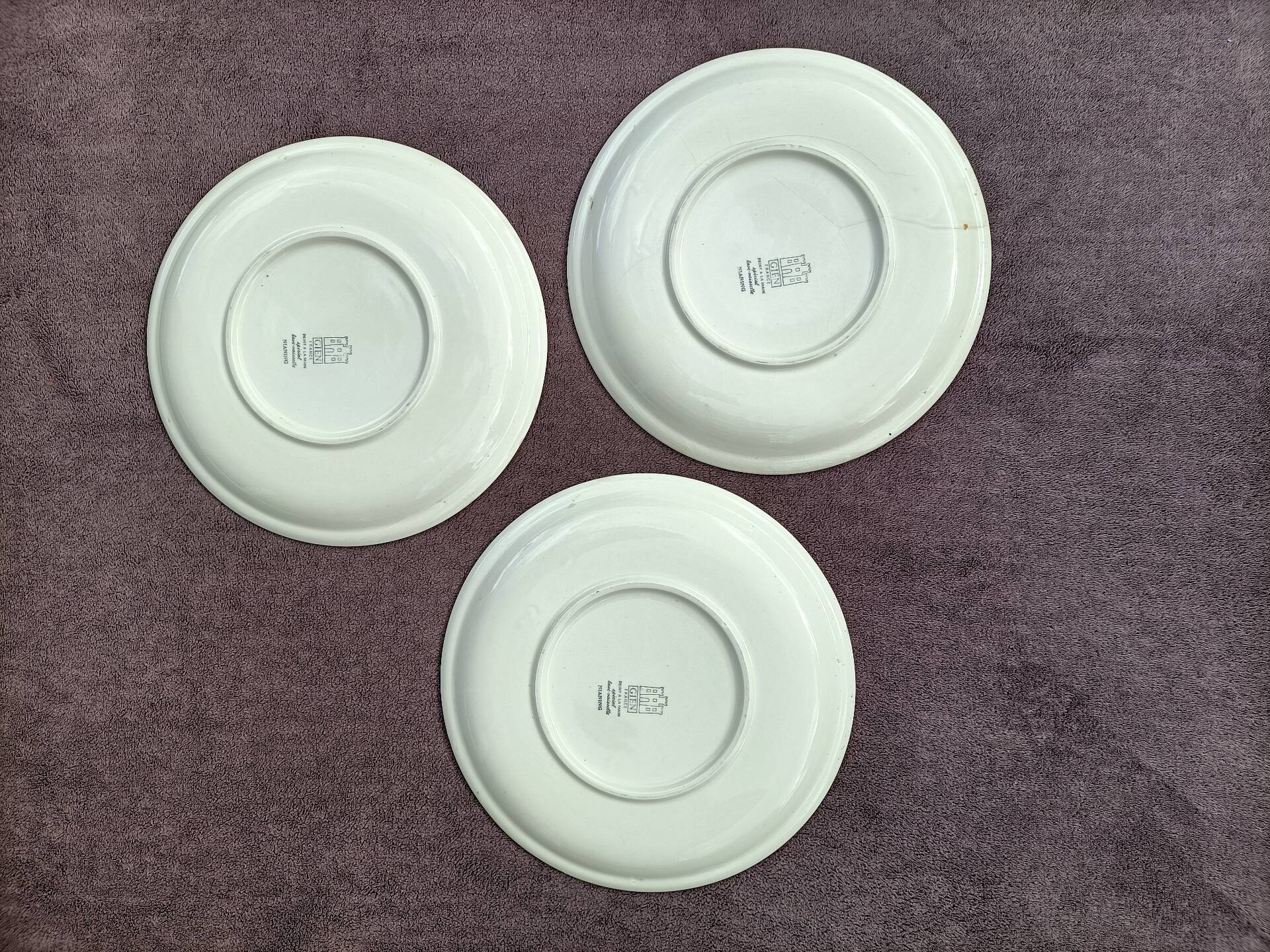Assiettes ~ gien