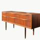 Teak enfilade Austin Suite edition from the 1960s