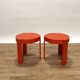 Paire de tables d'appoint, chevets Prisunic, années 70