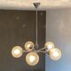 Chandelier "SPUTNIK". 1970. Space age.