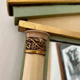 Empire style mirror with pediment
